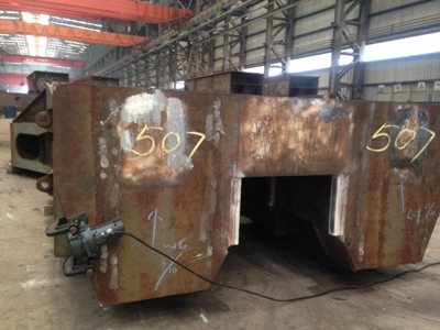 2000T自升式风电安装平台升降框架振动时效处理与效果检测实施方案